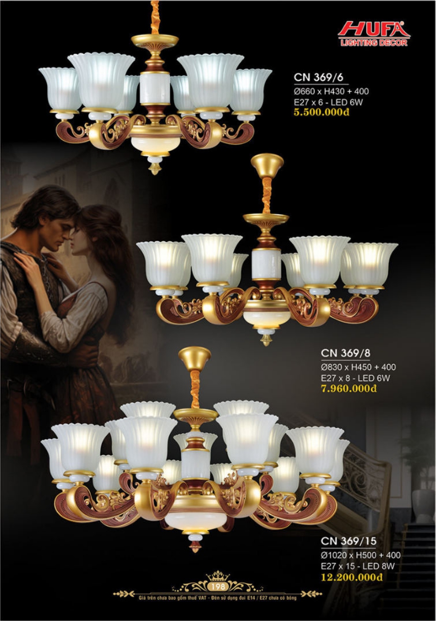 Bảng giá đèn trang trí HUFA